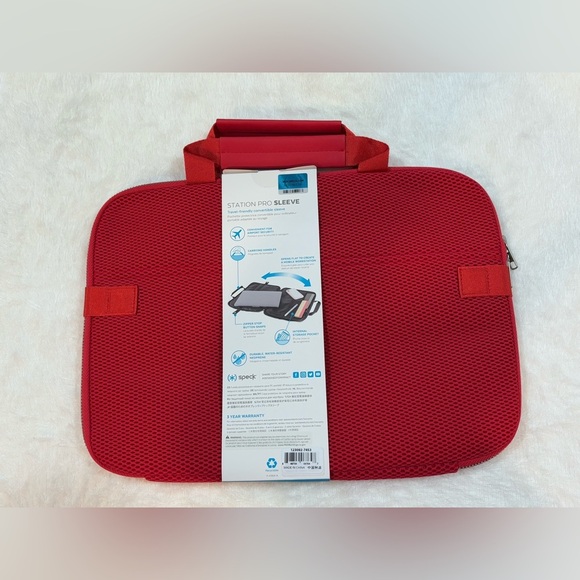 💻 Laptop Case Bag Sleeve – Fits 11-12 inch Devices (NWT) 🔴 - Picture 7 of 8